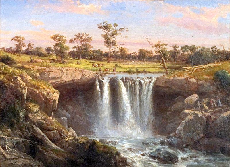 One of the Falls of the Wannon, Louis Buvelot